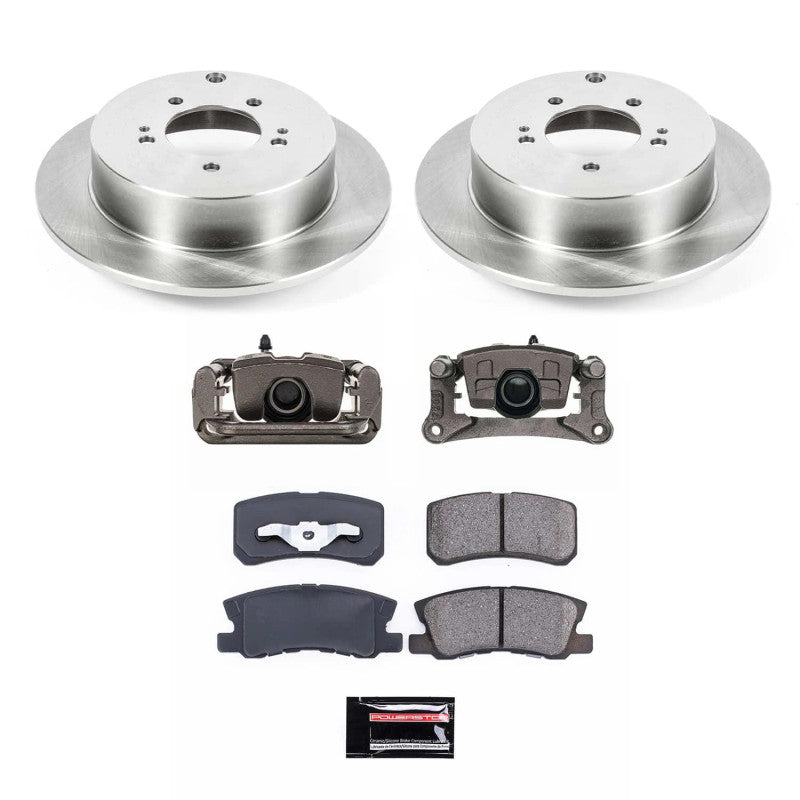 PowerStop Power Stop 09-15 Mitsubishi Lancer Rear Autospecialty Kit w/Calipers