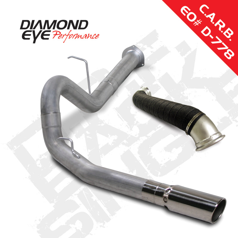 Diamond Eye Performance Diamond Eye KIT 4in DPF-BACK Single w/ TDP AL 07.5-10 Chevy/GMC 6.6L Duramax 2500/3500