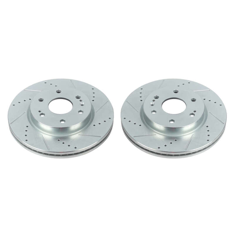 PowerStop Power Stop 19-20 Chevrolet Silverado 1500 Front Evolution Drilled & Slotted Rotors - Pair