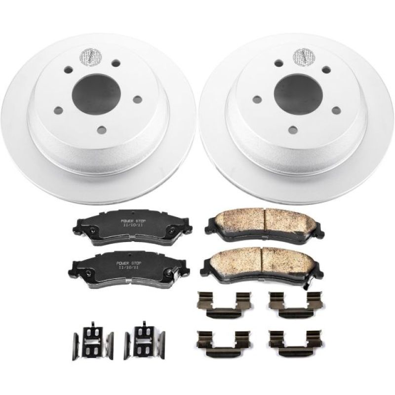 PowerStop Power Stop 98-05 Chevrolet Blazer Rear Z17 Evolution Geomet Coated Brake Kit