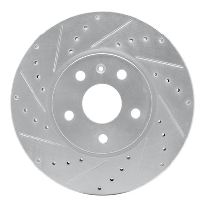 R1 Concepts R1 10-25 Buick ALLURE Front Left Drilled & Slotted Silver Brake Rotor