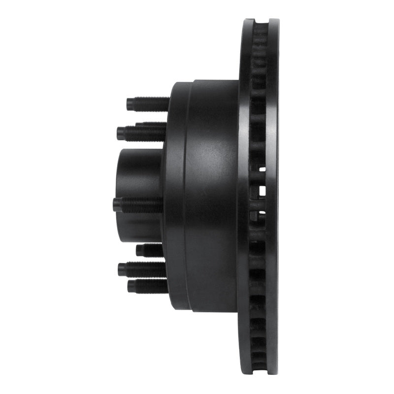 R1 Concepts R1 1986-1994 Ford F-250 2WD (Excl Super Duty) Front Left Drilled & Slotted Black Brake Rotor