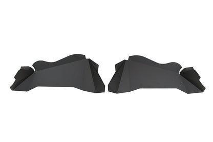 Fishbone Offroad 07-18 Jeep Wrangler JK Aluminum Rear Inner Fenders - Black Powdercoat