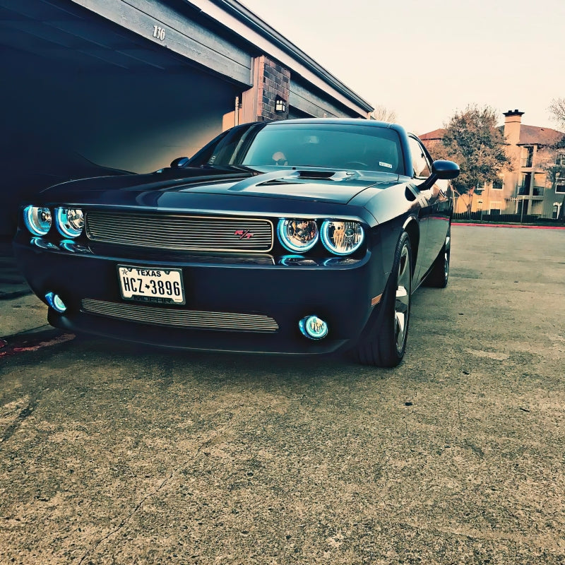 ORACLE Lighting Oracle 08-14 Dodge Challenger LED Projector Headlight Halo Kit - Blue