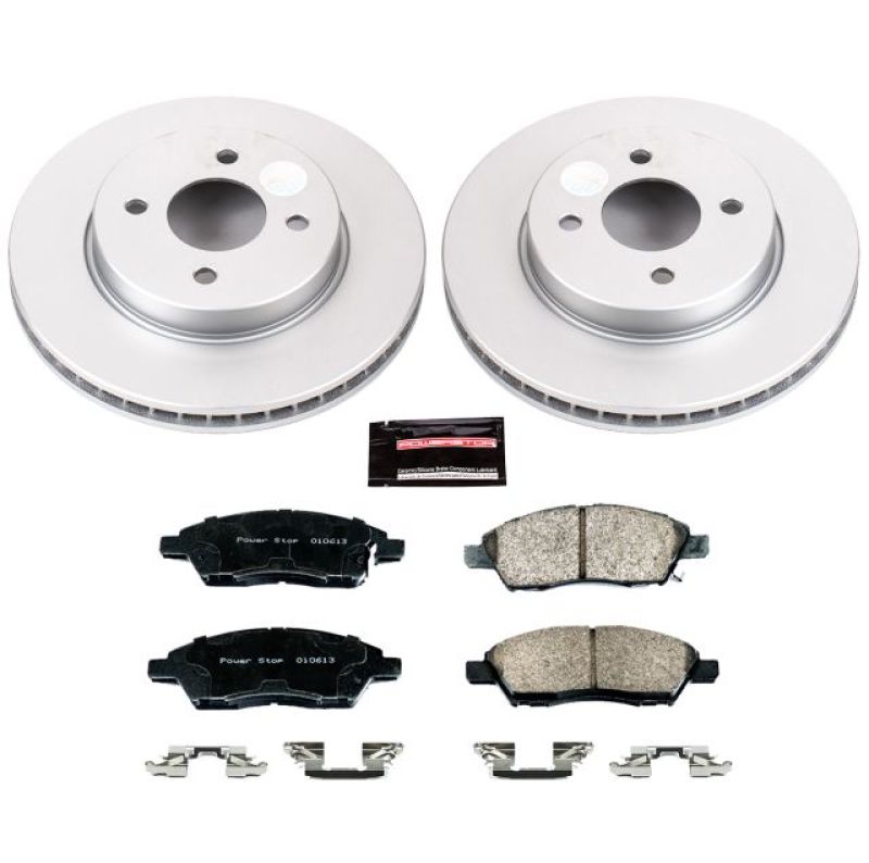 PowerStop Power Stop 12-18 Nissan Versa Front Z17 Evolution Geomet Coated Brake Kit