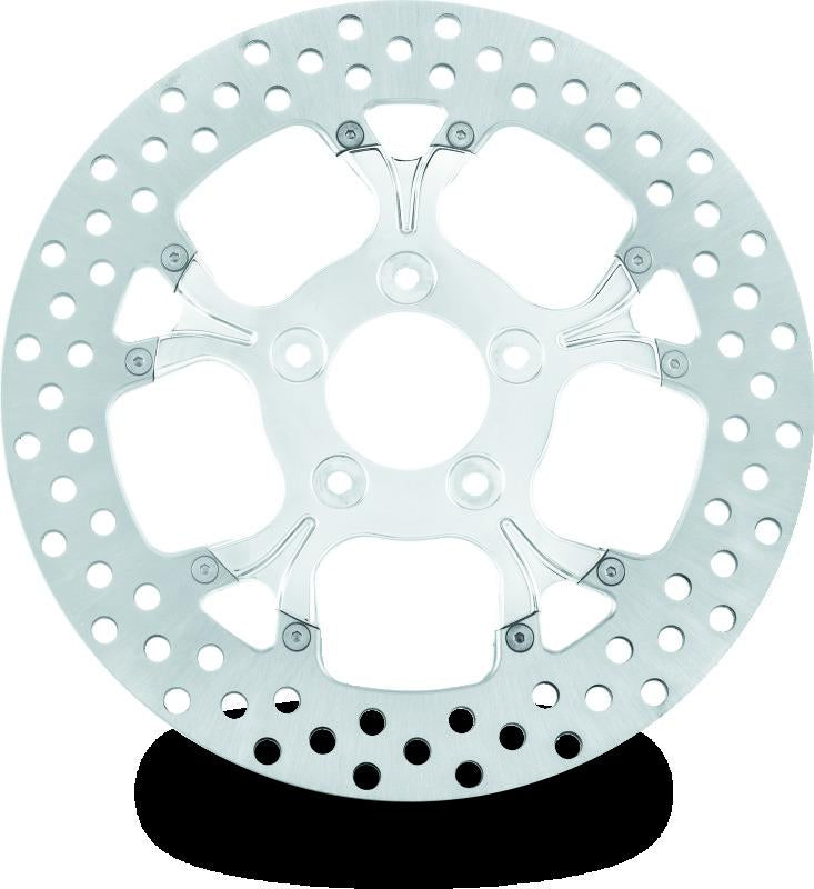 Performance Machine Disc/Carr 11.8 Galaxy Rear Right - Chrome
