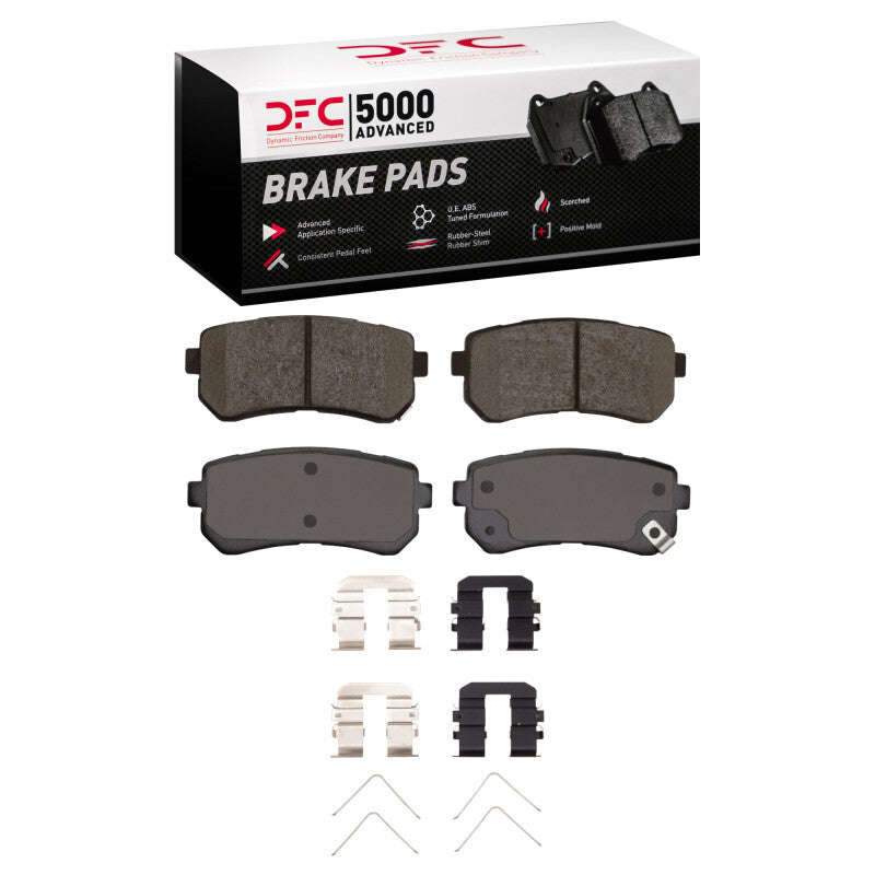DFC 16-20 Hyundai Sonata Rear 5000 Advanced Ceramic Brake Pads and Hardware Kit
