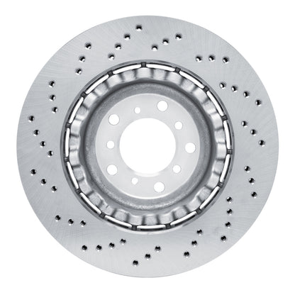 DFC 06-08 BMW Z4 Right Front Drilled Hi-Carbon Alloy Geomet Coated Rotor