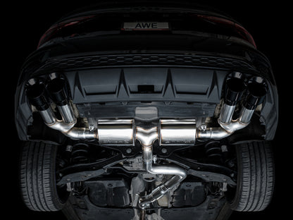AWE Tuning 22-24 Audi 8Y S3 Touring Edition Exhaust - Diamond Black Tips