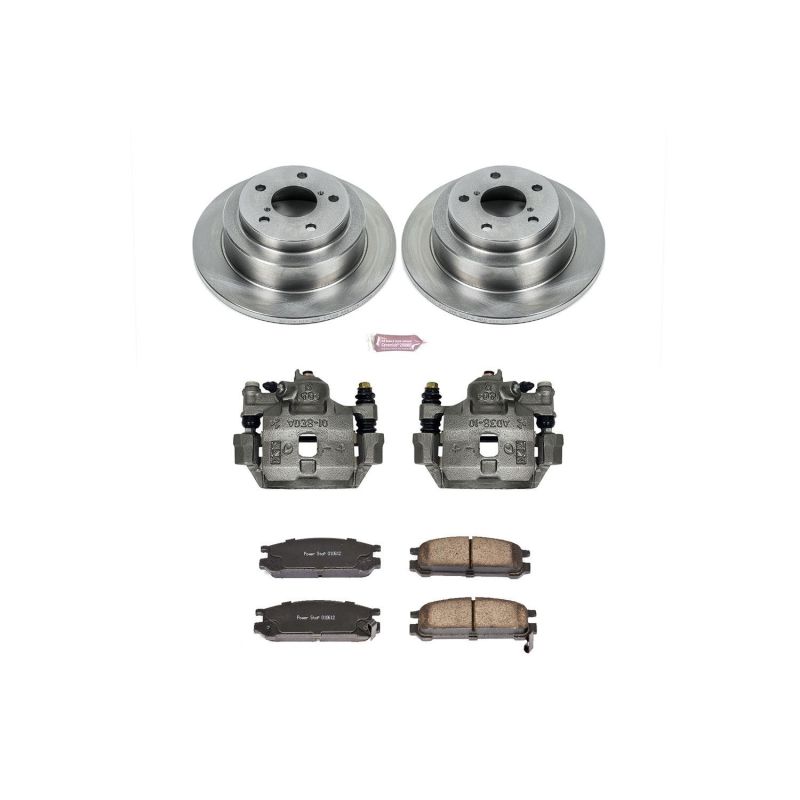 PowerStop Power Stop 93-96 Subaru Impreza Rear Autospecialty Brake Kit w/Calipers