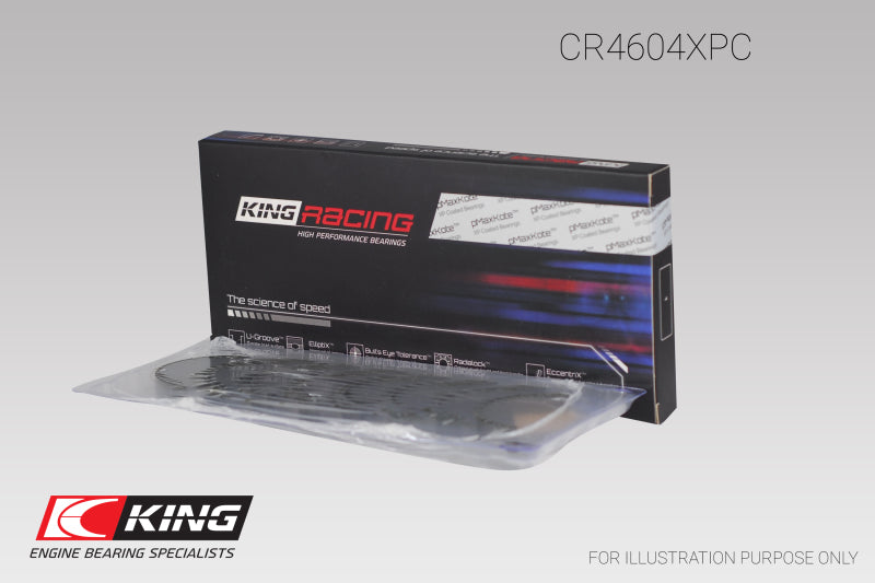 King Engine Bearings King Ford 2.3L Duratec Mazda L3-VDT MZR Turbo (Size 0.25) pMaxKote Coated Connecting Rod Bearing Set