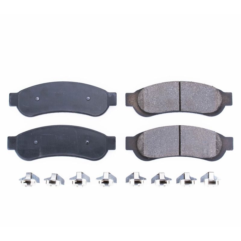 PowerStop Power Stop 10-12 Ford F-250 Super Duty Rear Z17 Evolution Ceramic Brake Pads w/Hardware