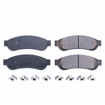 PowerStop Power Stop 10-12 Ford F-250 Super Duty Rear Z17 Evolution Ceramic Brake Pads w/Hardware