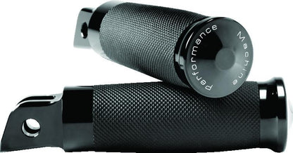 Performance Machine Footpegs Contour Rider - Black Ano