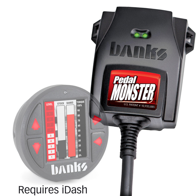 Banks Power Pedal Monster Throttle Sensitivity Booster for Use w/ Exst. iDash - 07.5-19 GM 2500/3500