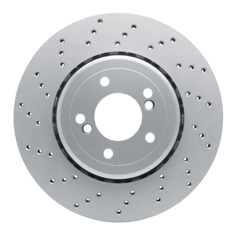 DFC 08-13 BMW M3 Left Rear Drilled GeoSPEC Coated Rotor