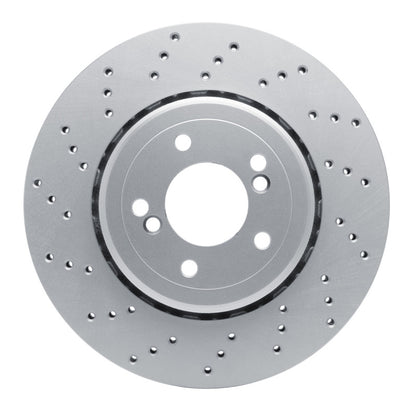 DFC 08-13 BMW M3 Left Rear Drilled GeoSPEC Coated Rotor