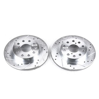 PowerStop Power Stop 91-95 Toyota MR2 Rear Evolution Drilled & Slotted Rotors - Pair