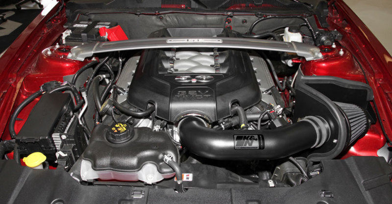 K&N Engineering K&N 11-14 Ford Mustang GT 5.0L V8 Black Performance Intake Kit