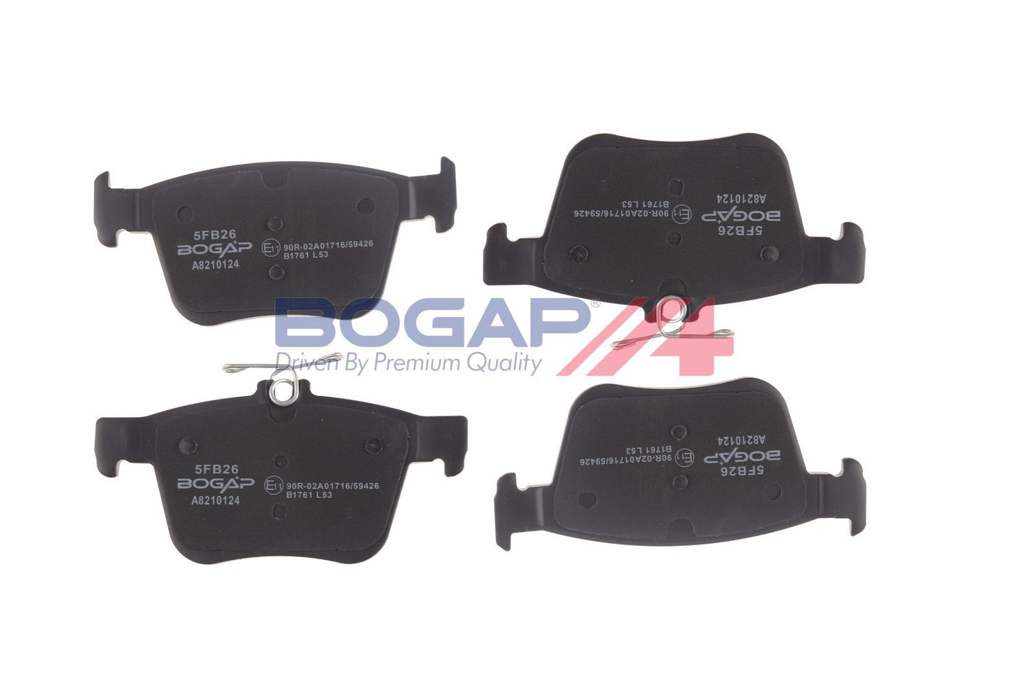 BOGAP A8210124 Brake Pad Set, Disc Brake | ML Performance Car Parts