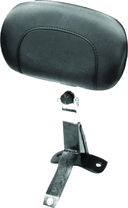 Mustang Motorcycle Mustang 08-21 Harley FL Touring Driver Backrest Kit - Black