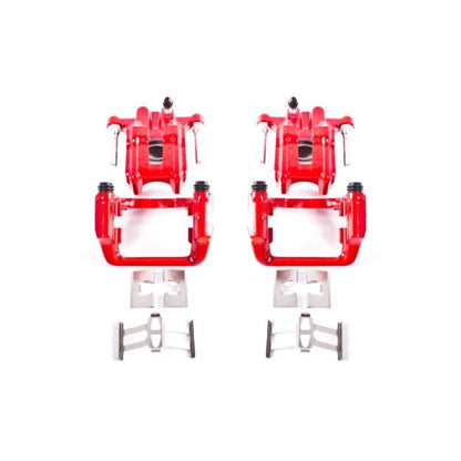 PowerStop Power Stop 01-03 Acura CL Rear Red Calipers w/Brackets - Pair