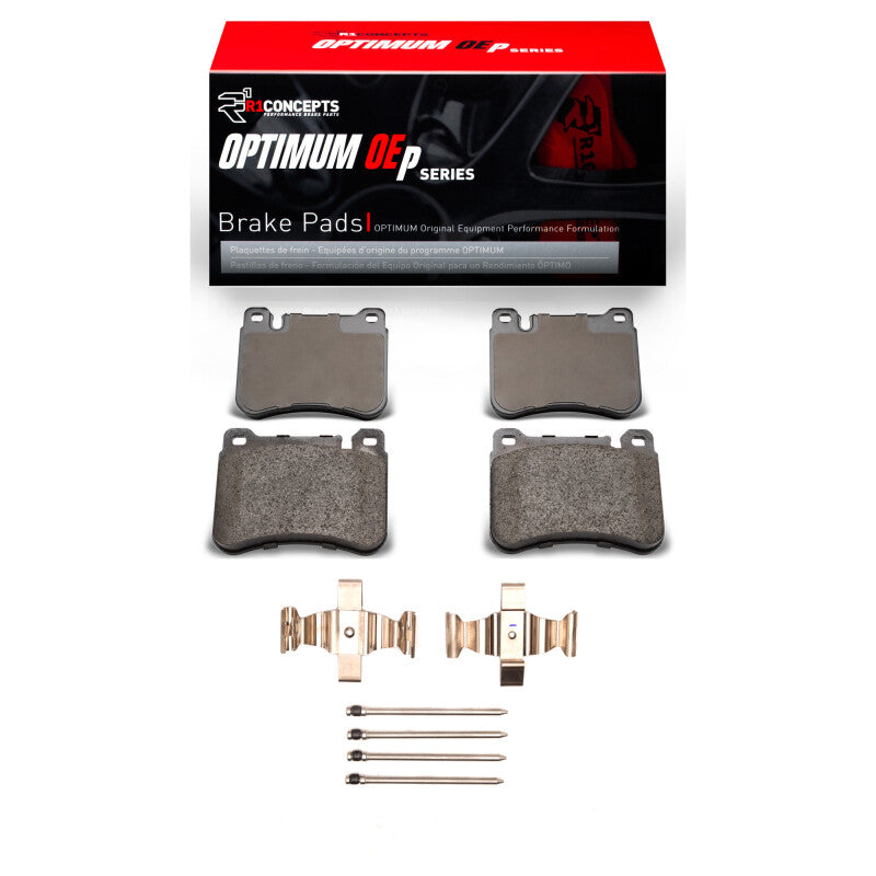 R1 Concepts R1 05-11 Mercedes-Benz SLK300 Front Optimum OE Pads & Hardware Kit