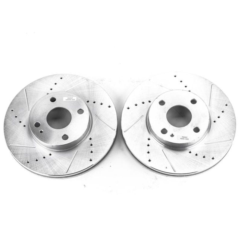 PowerStop Power Stop 2016 Scion iA Front Evolution Drilled & Slotted Rotors - Pair