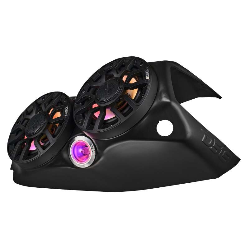 DS18 2015+ Polaris Slingshot Center Console Enclosure w/ 2x 6in NXL-IQ6/BK & PRO-TW7LD Speakers
