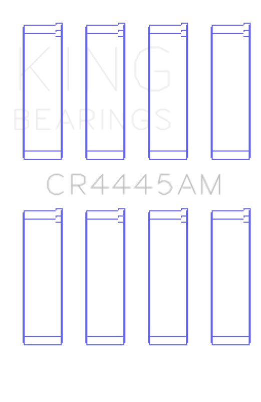 King Engine Bearings Subaru Ea81/Ea81T/Ea82/Ea82T (Size +0.50mm) Connecting Rod Bearing Set