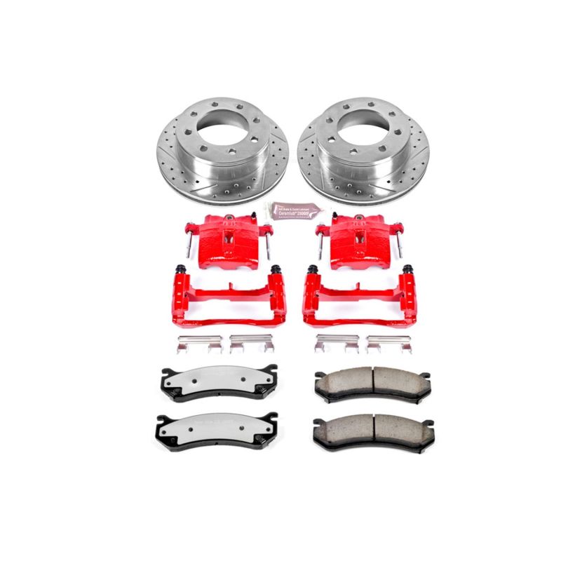 PowerStop Power Stop 08-13 GMC Yukon XL 2500 Rear Z36 Truck&Tow Kit w/Cals