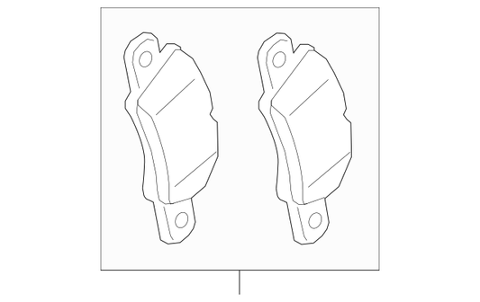 Genuine Porsche Brake Pads for Porsche Turbo S 992T with PCCB