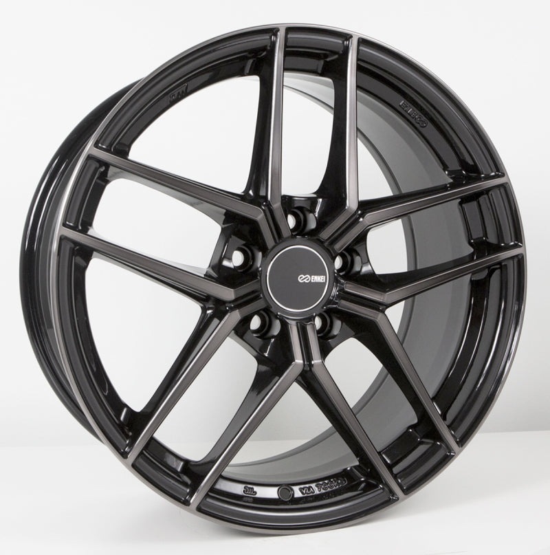Enkei TY5 19x8.5 5x114.3 50mm Offset 72.6mm Bore Pearl Black Wheel