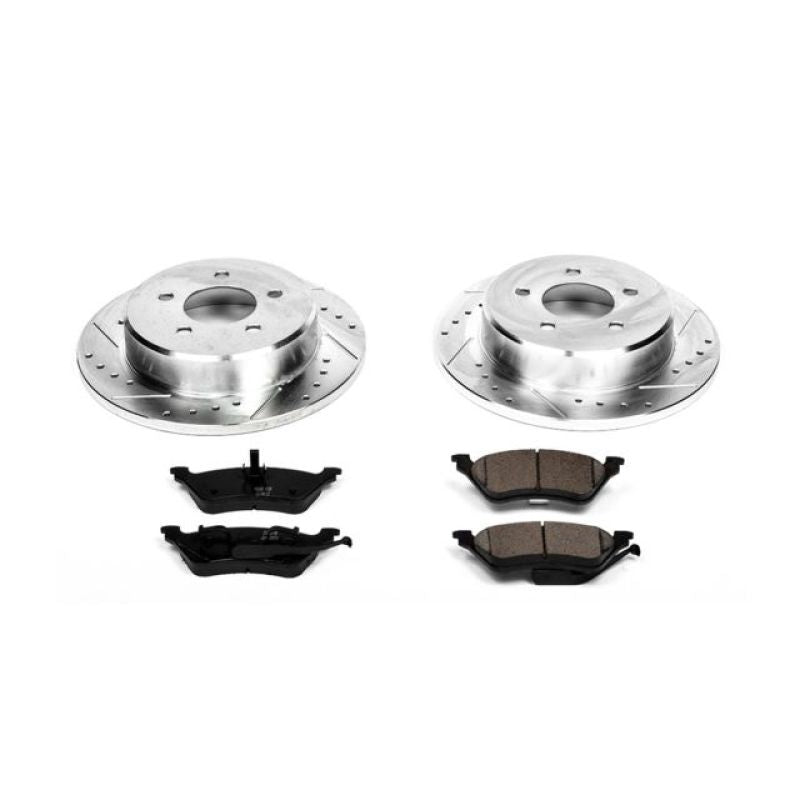 PowerStop Power Stop 01-07 Chrysler Town & Country Rear Z23 Evolution Sport Brake Kit