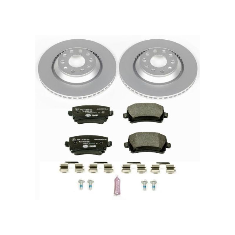 PowerStop Power Stop 09-17 Volkswagen CC Rear Euro-Stop Brake Kit