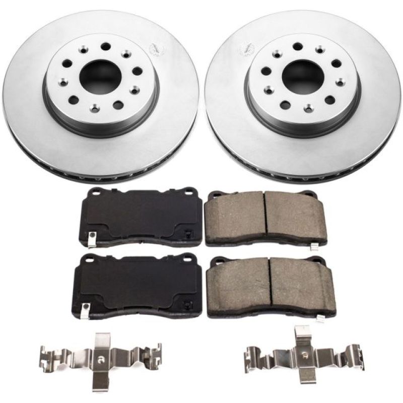 PowerStop Power Stop 16-18 Cadillac CT6 Front Z17 Evolution Geomet Coated Brake Kit