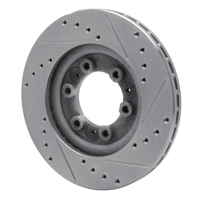 R1 Concepts R1 92-02 Acura SLX Front Left Drilled & Slotted Silver Brake Rotor