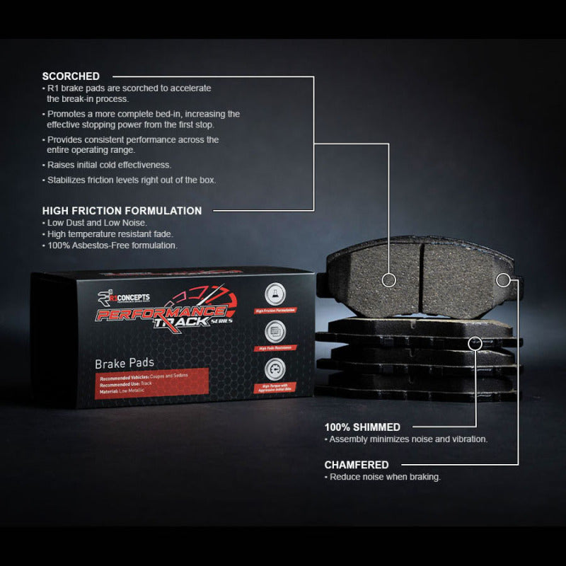 R1 Concepts R1 00-03 Audi A8 Front Track/Street Brake Pads