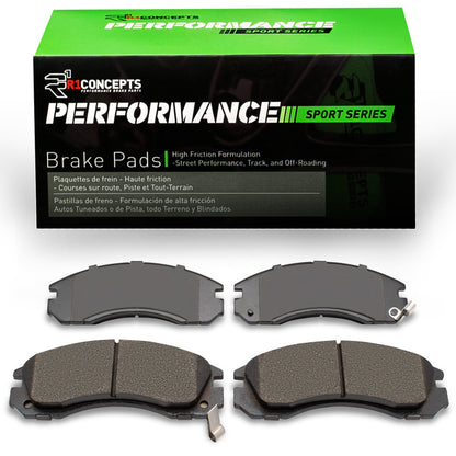 R1 Concepts R1 90-22 Plymouth Laser Front Performance Sport Brake Pads