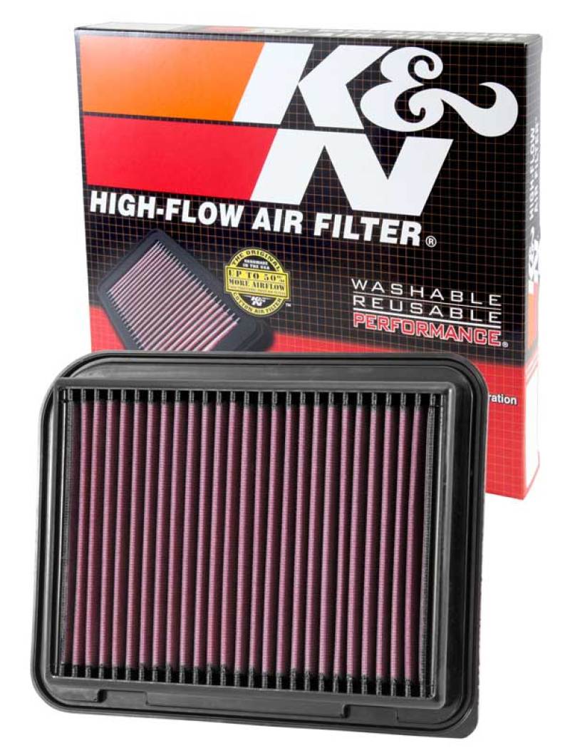 K&N Engineering K&N Replacement Panel Air Filter for Mitsubishi 12-15 Outlander/12-14 ASX/13-14 Lancer