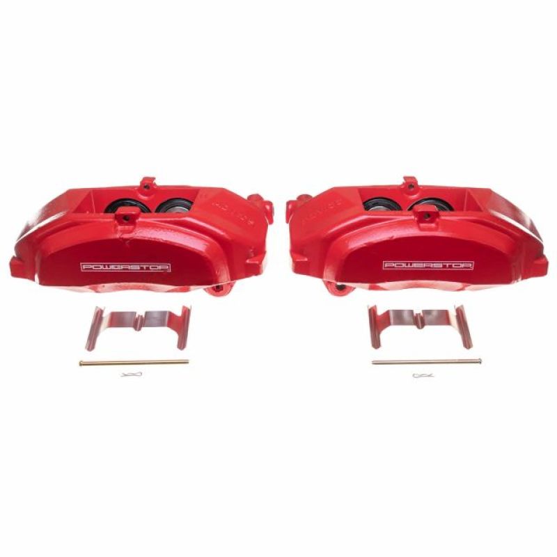 PowerStop Power Stop 16-17 Lexus GS200t Front Red Calipers w/o Brackets - Pair
