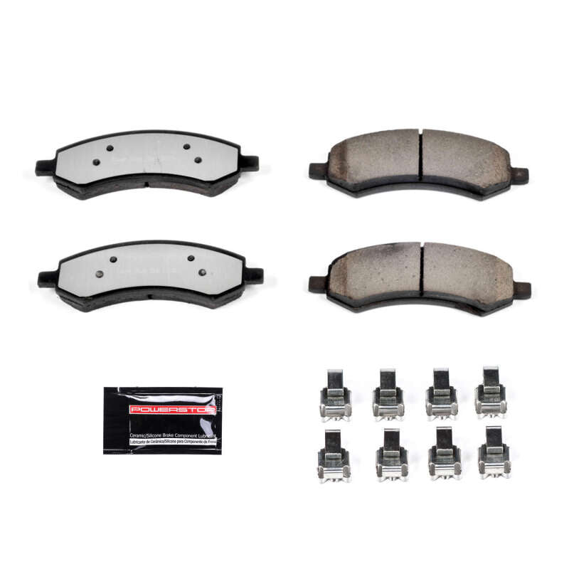 PowerStop Power Stop 07-09 Chrysler Aspen Front Z36 Truck & Tow Brake Pads w/Hardware