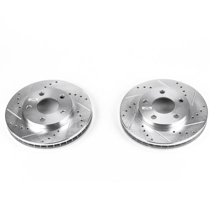 PowerStop Power Stop 97-05 Buick Century Front Evolution Drilled & Slotted Rotors - Pair