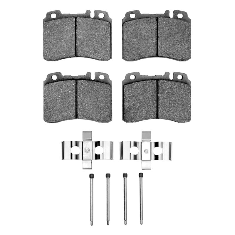 R1 Concepts R1 90-95 Mercedes-Benz 300TE Front Semi Met Pads & Hardware Kit