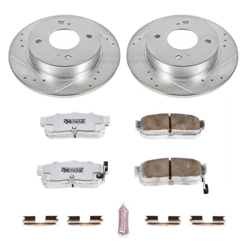PowerStop Power Stop 91-96 Infiniti G20 Rear Z26 Street Warrior Brake Kit