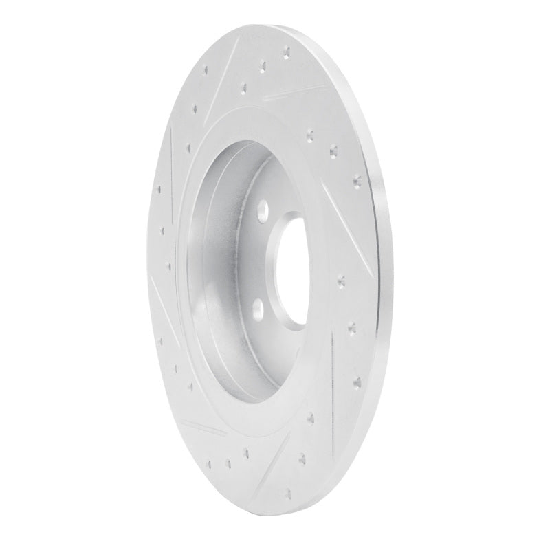 R1 Concepts R1 12-20 Mercedes-Benz SLK250 Rear Right Drilled & Slotted Silver Brake Rotor