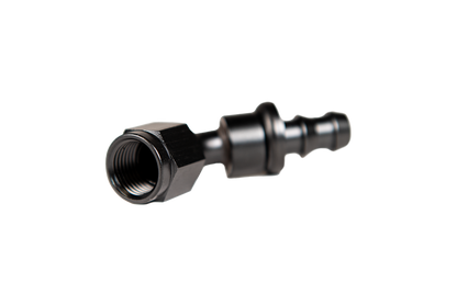 Fleece Performance Universal -6AN 45Deg to Hose Barb - Black