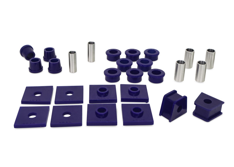 SuperPro 62-74 MG MGB Base Front Axle Bushing Kit MGB/GT/V8 Chrome Bumper Stainless Steel Hardware