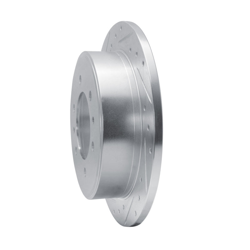 R1 Concepts R1 76-80 Chevrolet Luv Front Left Drilled & Slotted Silver Brake Rotor