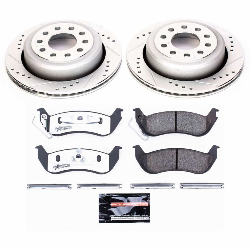 PowerStop Power Stop 03-11 Lincoln Town Car Rear Z26 Street Warrior Brake Kit